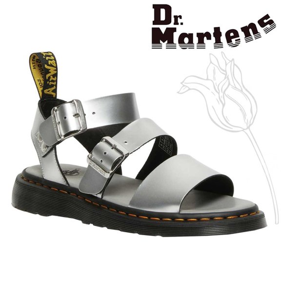Dr. Martens | Shoes | Dr Martens Gryphon Metallic Calf Strap